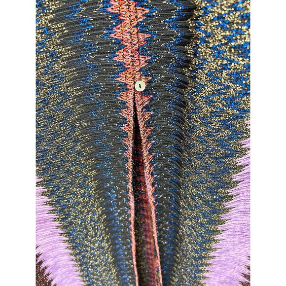 Ramy Brook Metallic Tango Convertible Maxi Dress Soho Knit Purple Women's Small - Picture 5 of 10